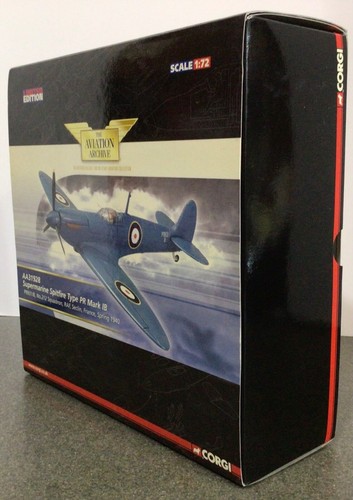 Corgi Supermarine Spitfire Type PR Mark IB 1:72 AA31928 NIB Retired NEW - Picture 12 of 15
