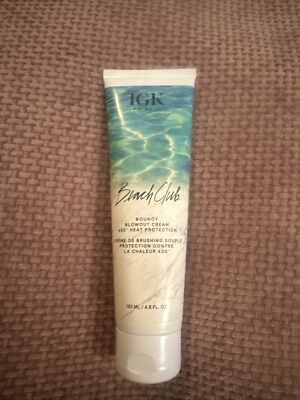 IGK Beach Club Bouncy Blowout Cream - 4.5 oz  / 133ml Cream