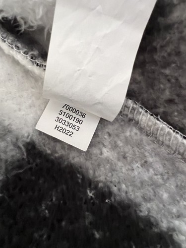 CHILDREN’S Place Black White Buffalo Checkered Sherpa Hoodie SIZE XXL 16 NWOT - Picture 6 of 15