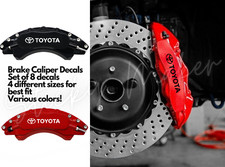 8x Toyota Brake Caliper Decals Vinyl Toyota Trd Corolla Rav4 Matrix 4runner
