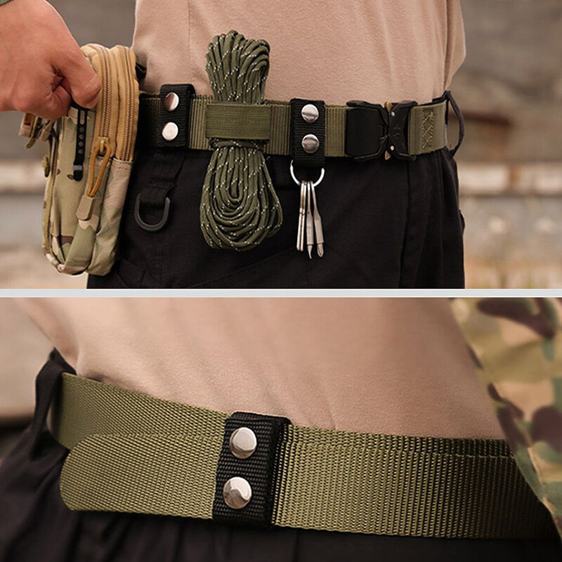 Lunaanda 5 Stück Gürtelschlaufen - Nylon Gürtelhalter Mit Karabiner Für Outdoor