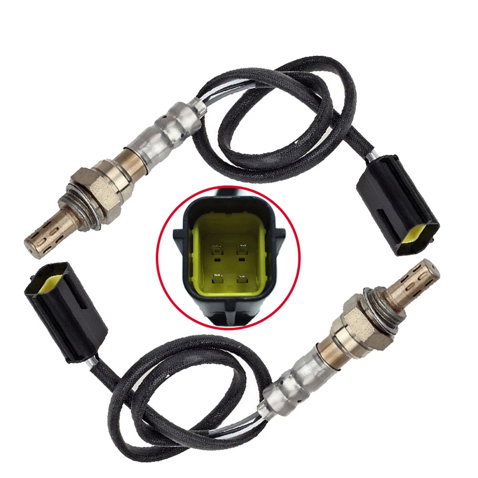 Sensor de oxígeno O2 4 piezas aguas arriba + aguas abajo para Infiniti G37 M37 2011-2013 3,7 L V6 Foto 3 de 4