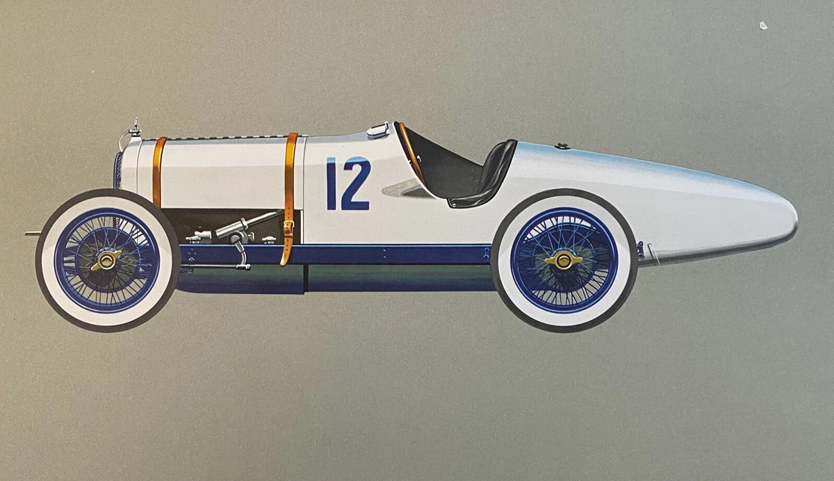 1921 DUESENBERG 3 LITRE Grand Prix Racing Car 10”x16” Art Print 