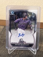 2023 Bowman Chrome Bryant Betancourt 1st Prospect Autograph Auto #CPA-BB Rockies