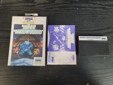 Super Space Invaders Sega Master System Complete in Box CIB Great Shape