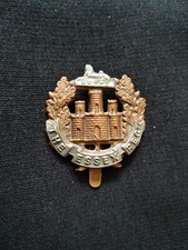 The Essex Regiment Cap Badge Egypt Crimp Marked Slider 