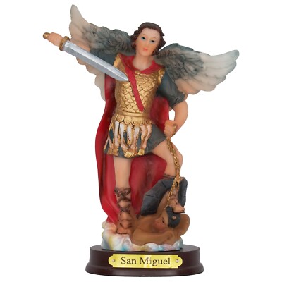 San Miguel Arcángel 5.5''  Religious Figure St. Michael Archangel