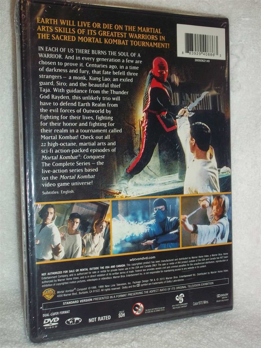 Mortal Combat: Conquest (DVD, 2015, 4-Disc Set) for sale Mortal Combat: Conquest (DVD, 2015, 4-Disc Set) for sale