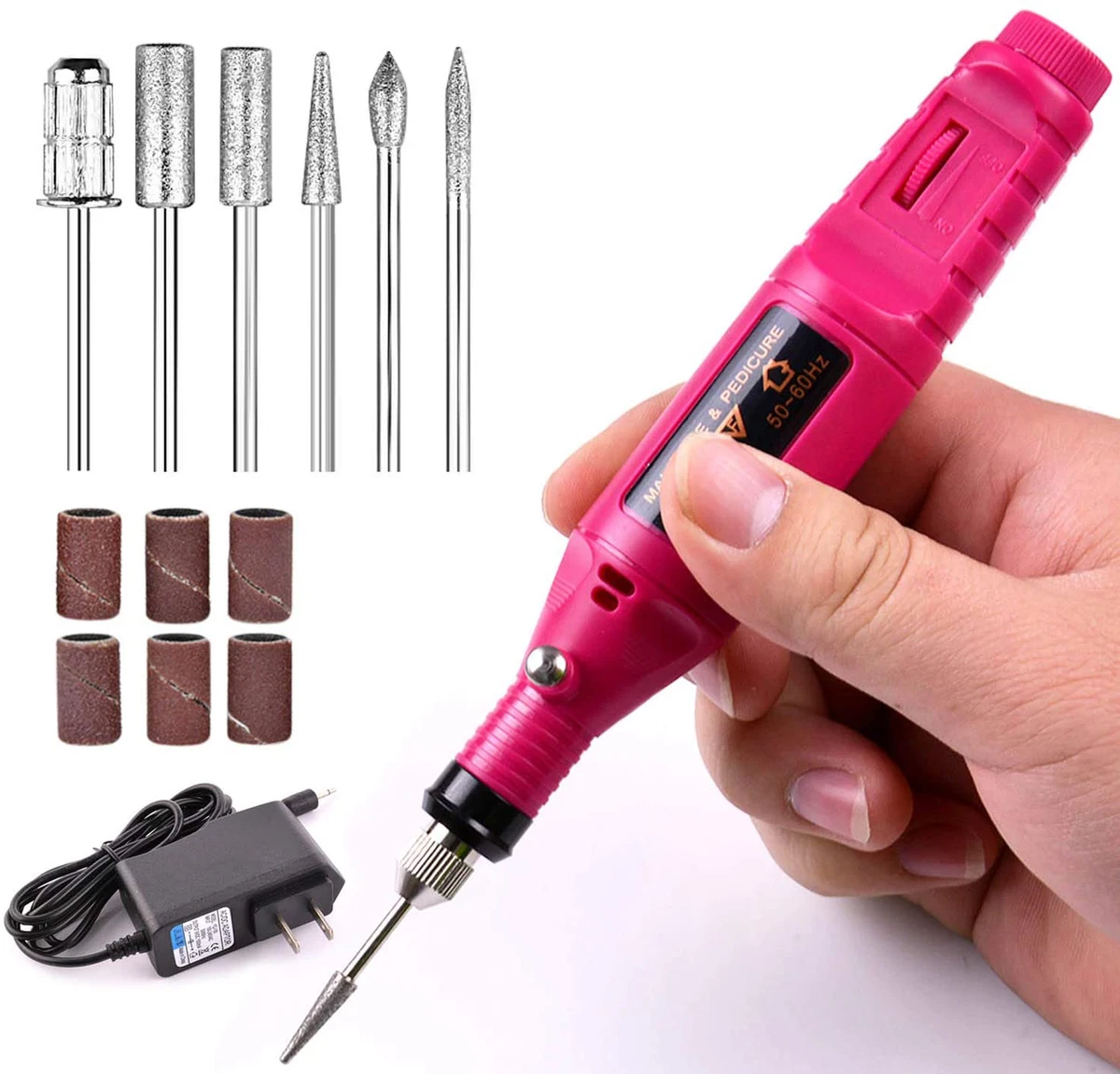 USB Rechargeable Electric Manicure Machine Cordless Nail Grinder  Professional Nail Polisher Portable Nail Drill Kit - AliExpress