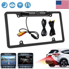 170° Car Rear View Backup Camera US License Plate Frame CMOS HD Night Vision