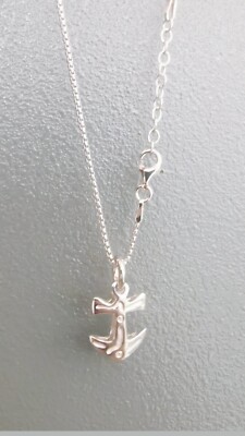 Herren Halskette Ananda aus 925% Silber mit kleinem Anker A-CD119N