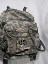 US ARMY ACU ASSAULT PACK 3 DAY MOLLE II BACKPACK  Made in USA with Stiffiner
