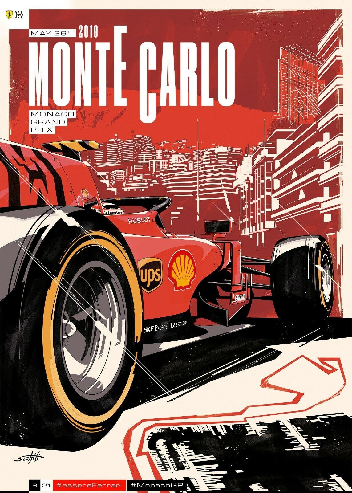 Retro Grand Prix Movie Poster - 60 x 40 Artist Signed and Numbered E –  The RACER Store