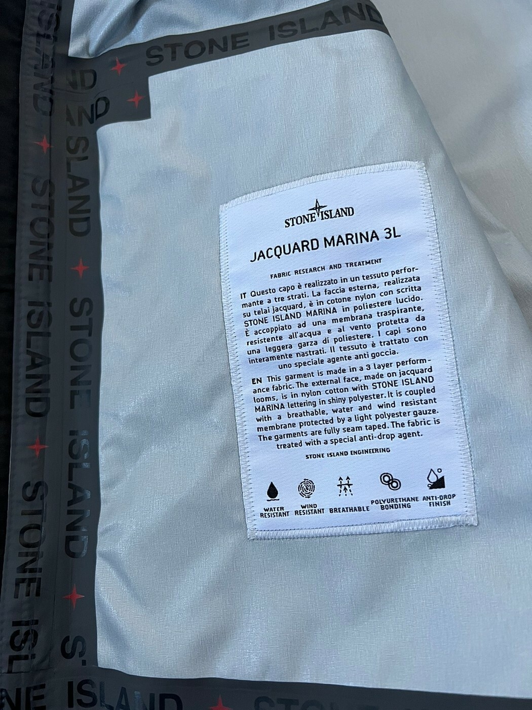Stone Island Marina Jacquard 3L Jacket 