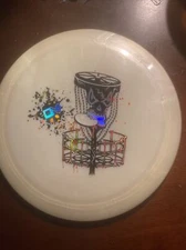 Pearl White With Cool Stamp Disc Golf