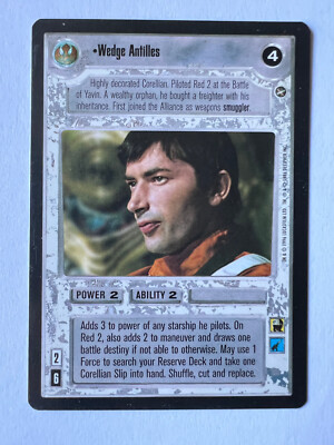 Star Wars CCG: A New Hope Wedge Antilles SWCCG