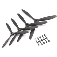 1x 8060 9060 1060 1170 3 Blade Propeller 8x6 9x6 10x6 11x7inch For RC Airplane