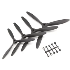 1x 8060 9060 1060 1170 3 Blade Propeller 8x6 9x6 10x6 11x7inch For RC Airplane