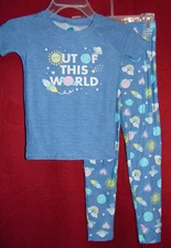 Girls Size 5/6 OUT OF THIS WORLD Extremely Me 2 Pc. Pajama Set NEW NO Tags!