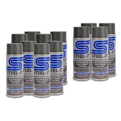 STEEL-IT Stainless Steel Paint Coating Aerosol 12oz (Specify Color + Quantity) - Picture 19 of 43