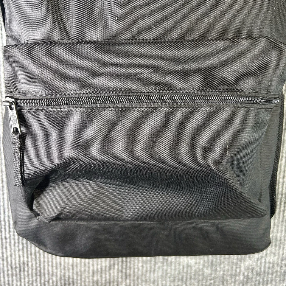 Nueva Mochila Dickies Negra 2 Bolsillos Botella de Agua Bolsillos Laterales Foto 3 de 4