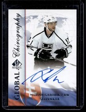 2016-17 SP Authentic Global Chirography Autograph Marian Gaborik Auto Los