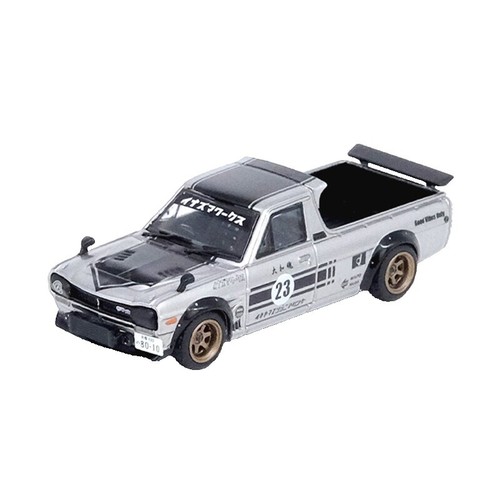 SQ663) Unopened MINI GT 49 LB Works Nissan GT-R Satin Silver RHD
