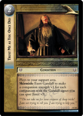 1x  Trust Me as You Once Did - 3U35 - Foil Near Mint Realms of the Elf-lords