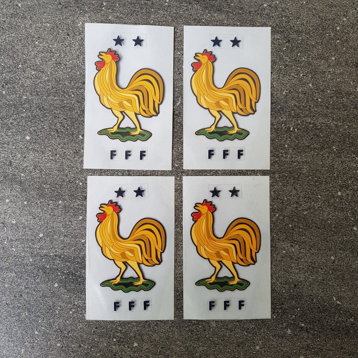 【FFF公式ライセンス】SoccerStarz フランス代表2014 5pcs FFF France Football Crest Badge Patch Iron on Logo For Jersey