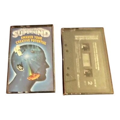 Vintage Supermind cassettes - Awaken Creative Potential by Sound Editions 1988