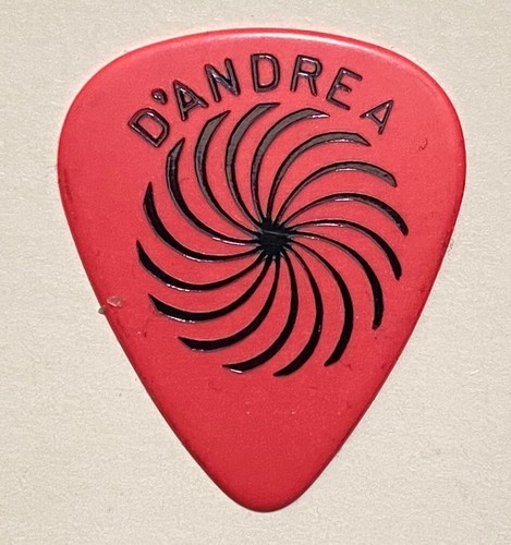 Vintage Guitar Pick-D’Andrea Pinwheel -Whirl-A-Pick-Pink Celluloid- Medium