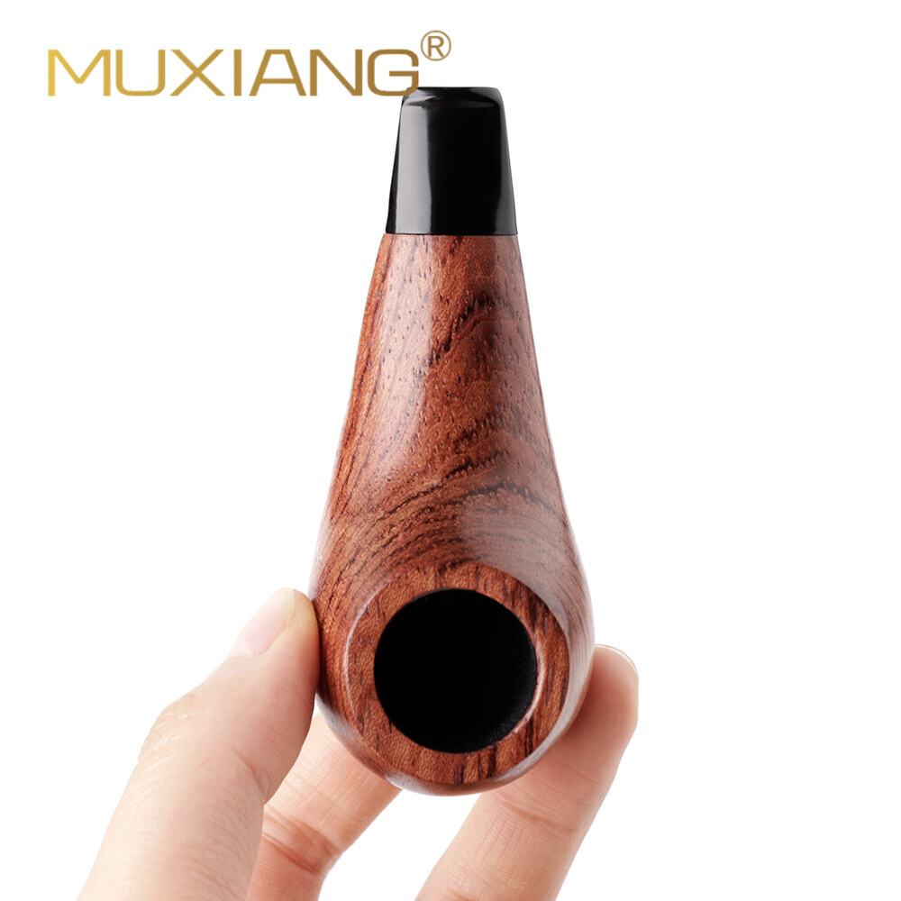 Small Tobacco Pipe Rose Wooden Handmade Portable Pipe Smoking