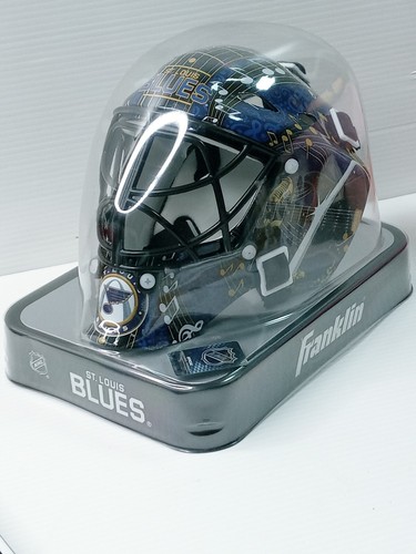 St. Louis Blues Franklin Sports Miniature Mini Goalie Mask /Open Box New - Picture 4 of 13