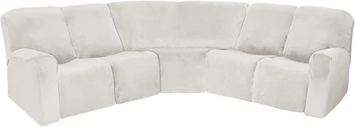 Anbausofabezug 5-Sitzer Ecksofa Couch Schonbezug Stretch Möbelbezug - Bild 90 von 134