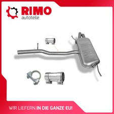 Seat Alhambra II 2.0 TDi (ab 2010) Endschalldämpfer Mit Montagesatz Auspuff