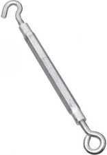 National Hardware N221-895 2172BC Hook and Eye Turnbuckle in Zinc plated,3/8" x