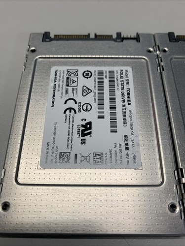 Fast Toshiba THNSNK256GCS8 2.5" 256GB 256 gb Solid State Drive SSD for laptop - Picture 2 of 3