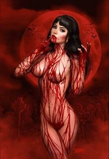 Vampirella Dark Reflections #1 FOIL SIGNED By Nathan Szerdy