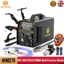 6IN1 Multi-function MIG/TIG/CUT/MMA Welidng Machine Gas Gasless Aluminum Welder