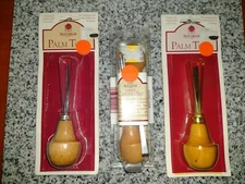 WALNUT HOLLOW Palm Chisel Wood Carving Tools X 4 (FOUR). & New Rolok Disc