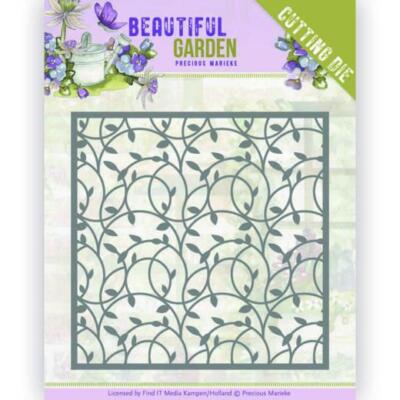 Stanzschablone - Precious Marieke - Beautiful Garden - Blätter Rahmen