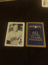 2000 U.S. Playing Card Co. All Century Team Bob Feller