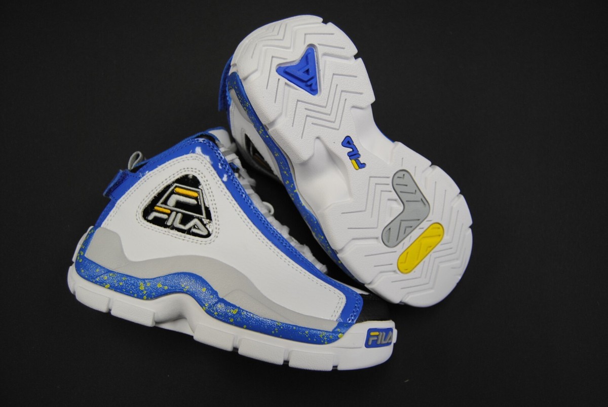 3BM01741-138] NEW PRE SCHOOL KID'S FILA GRANT HILL 2 WHITE N BLUE