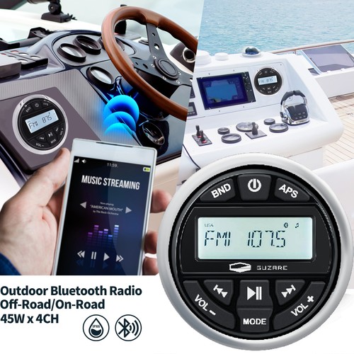 Stereo Marino Impermeabile con Altoparlante RGB, Ricevitore Bluetooth - Foto 4 di 22