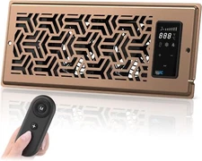 4"x10" Register Booster Fan Energy Efficient HVAC Vent Booster Fan w/ Controller