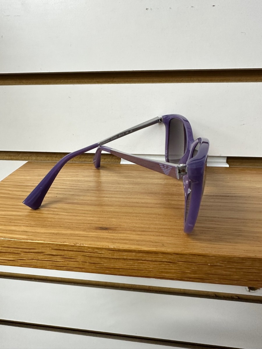 Auth Emporio Armani Sunglasses EA4025 5128/84 Violet Frames Gray
