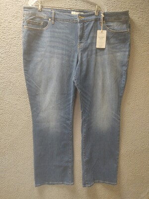 Torrid Jeans Womens Size 24 Blue Denim Relaxed Boot Cut Pants