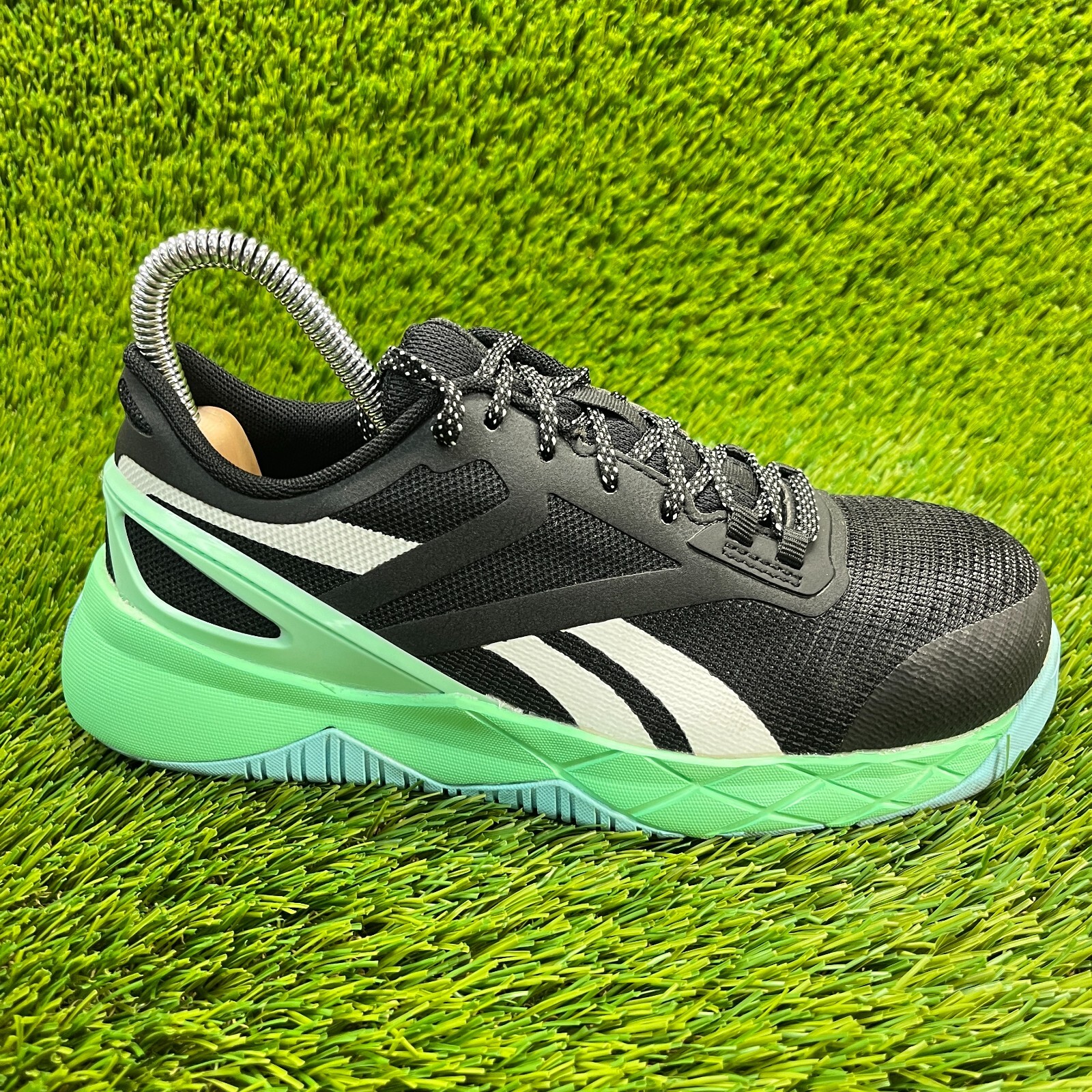 Reebok Nanoflex TR Womens Size 6 Black Composite Toe Safety Work Shoes Sneakers