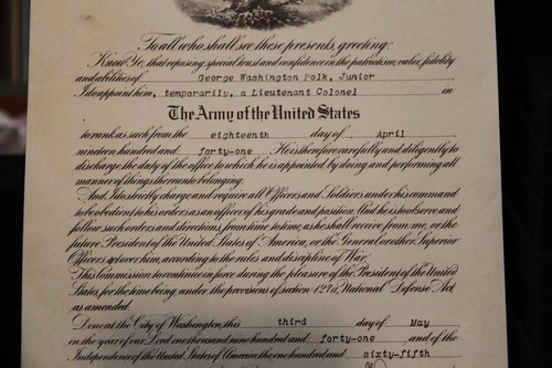 WWII Era U.S. Army Commission Certificate 1941 Lieutenant Colonel - Excellent - Picture 3 of 5