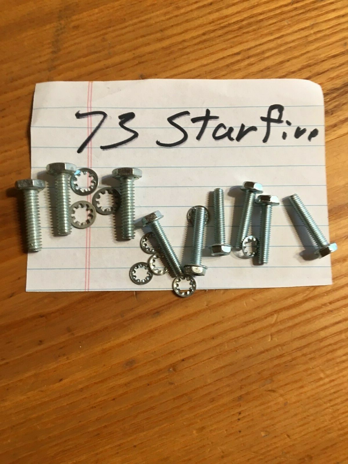 NOS Vintage Polaris Clutch Cover Bolt Kit 73 Starfire 7512103 7511956